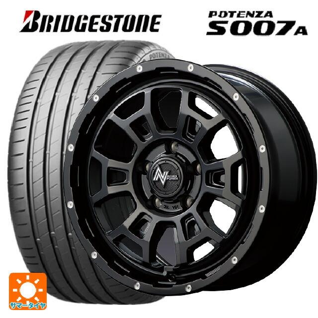 送料無料 サマータイヤホイール 4本セット 215/55R17 94W ブリヂストン ポテンザ S007A 正規品 エムアイディー ナイトロパワー H