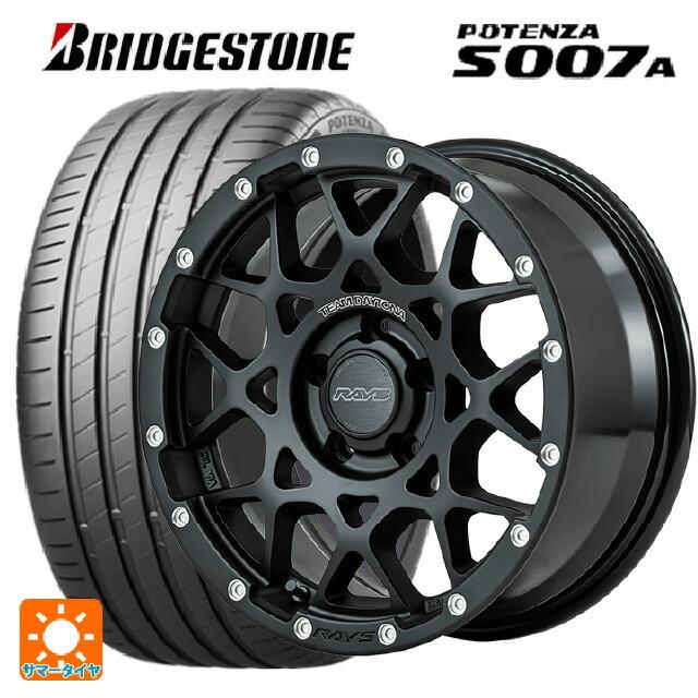 送料無料 サマータイヤホイール 4本セット 225/55R17 101Y XL ブリヂストン ポテンザ S007A 正規品 レイズ チームデイトナ M