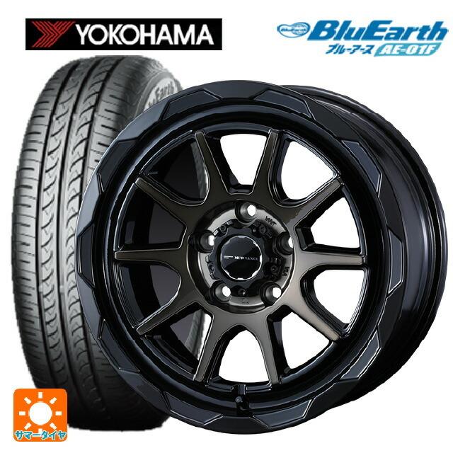 送料無料 サマータイヤホイール 4本セット 195/55R16 87V ヨコハマ ブルーアース AE01F ウェッズ マッドヴァンス06 16-7J