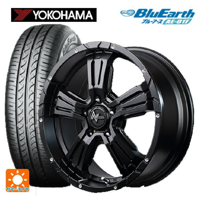 送料無料 サマータイヤホイール 4本セット 215/60R16 95H ヨコハマ ブルーアース AE01F マルカサービス ナイトロパワー クロスクロウ 16-7J