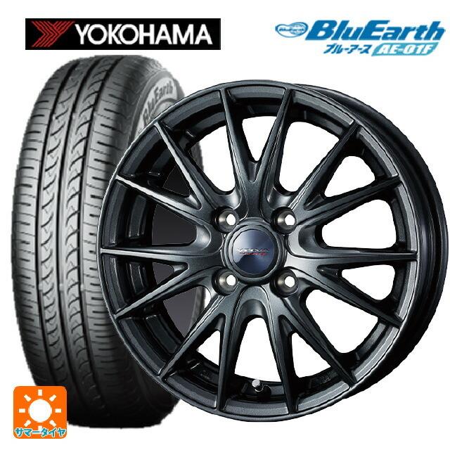 送料無料 サマータイヤホイール 4本セット 185/70R14 88S ヨコハマ ブルーアース AE01F ウェッズ ヴェルバ スポルト2 # 14-