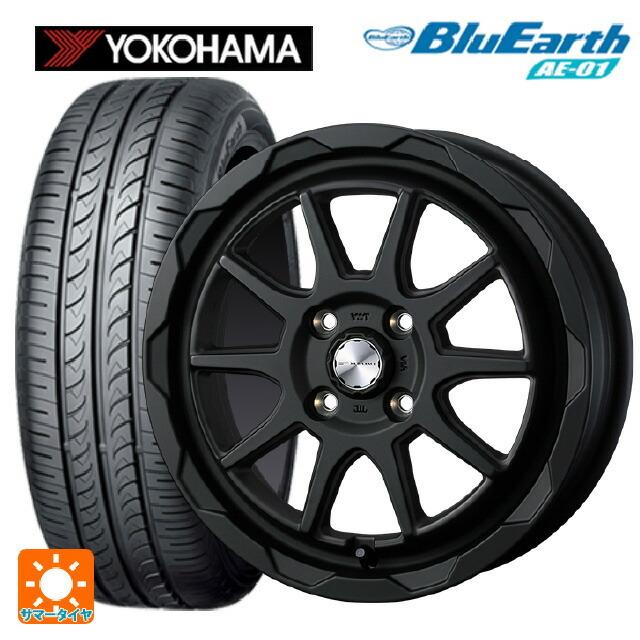 送料無料 サマータイヤホイール 4本セット 165/55R14 72V ヨコハマ ブルーアース AE01 ウェッズ マッドヴァンス06 14-4.5J