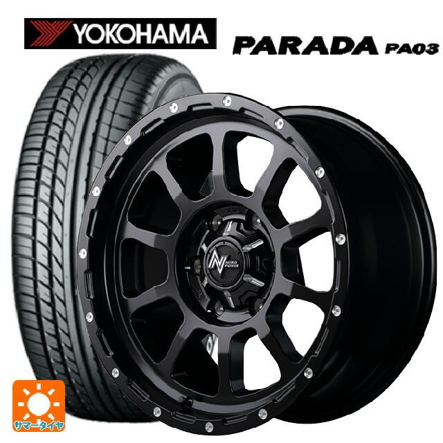 送料無料 サマータイヤホイール 4本セット 215/65R16 109/107S ヨコハマ パラダ PA03 ホワイトレター エムアイディー ナイトロ