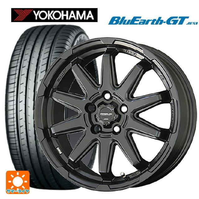 送料無料 サマータイヤホイール 4本セット 215/50R17 95W XL ヨコハマ ブルーアースGT AE51 共豊 サーキュラー C10S #