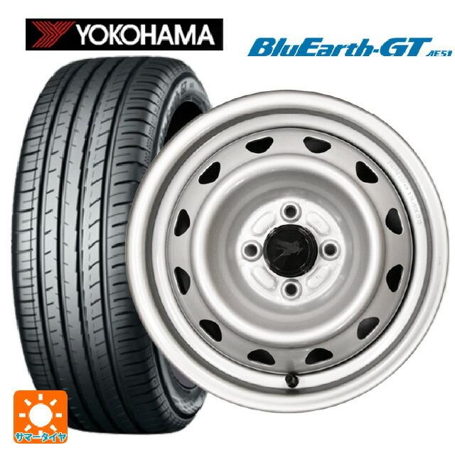 送料無料 サマータイヤホイール 4本セット 175/65R14 82H ヨコハマ ブルーアースGT AE51 ウェッズ キャロウィン PC504S 1