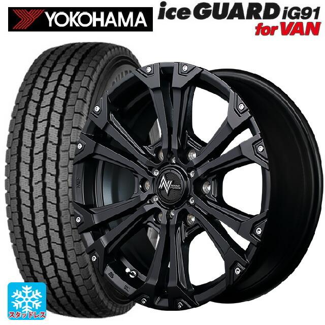 iceGUARD - 貨物輸送無料 スタッドレスタイヤホイール 4本仕掛ける 195/80R15 107/105L ヨコハマ 内燃機関かばい立て IG91 for VAN エムアイディ 冬タイヤ、ホイールセット-タイヤ、ホイール-車、バイク、自転車
