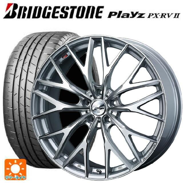 送料無料 サマータイヤホイール 4本セット 215/60R17 96H ブリヂストン プレイズ PX-RV2 正規品 ウェッズ レオニス MX 17-