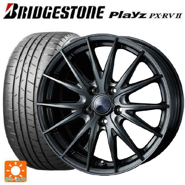 送料無料 サマータイヤホイール 4本セット 225/45R18 95W XL ブリヂストン プレイズ PX-RV2 正規品 # ウェッズ ヴェルバ ス