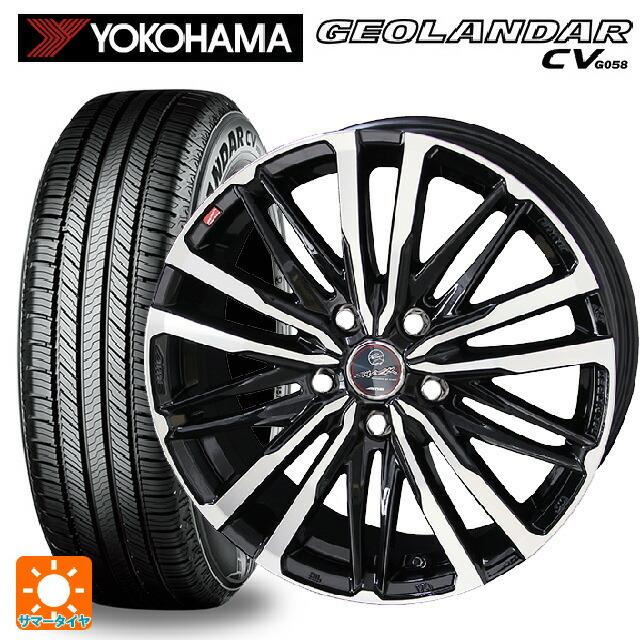 送料無料 サマータイヤホイール 4本セット 215/65R16 98H ヨコハマ ジオランダー CV G058 正規品 共豊 スマック クレスト 16