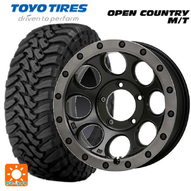 送料無料 サマータイヤホイール 4本セット 225/75R16 103Q トーヨー オープンカントリー MT ホワイトレター エムエルジェイ エクスト