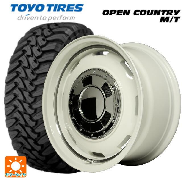 送料無料 サマータイヤホイール 4本セット 225/75R16 103Q トーヨー オープンカントリー MT ホワイトレター エムアイディー ガルシア