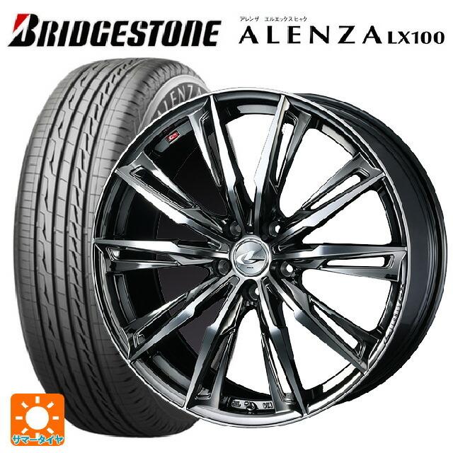 送料無料 サマータイヤホイール 4本セット 235/65R18 106S ブリヂストン アレンザLX100 正規品 # ウェッズ レオニス GX 18