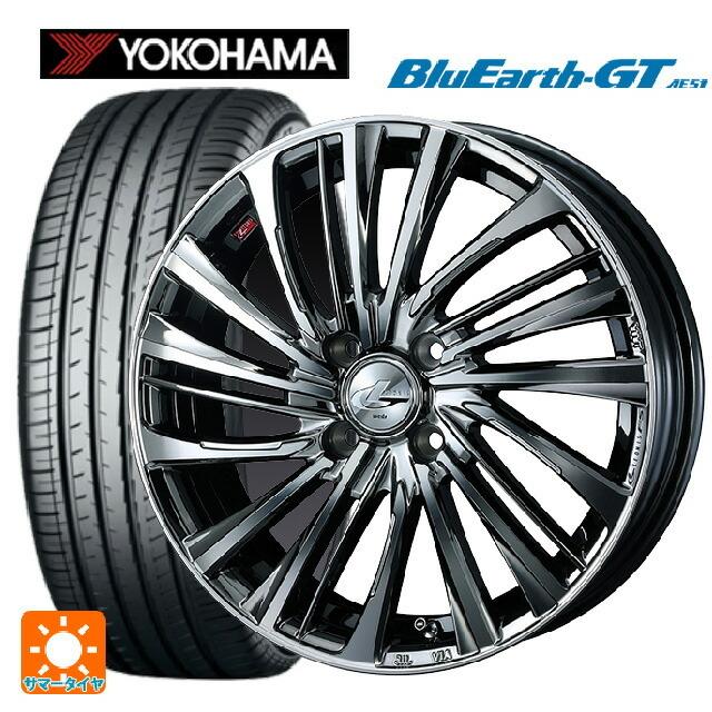 送料無料 サマータイヤホイール 4本セット 185/60R16 86H ヨコハマ ブルーアースGT AE51 ウェッズ レオニス FS 16-6J