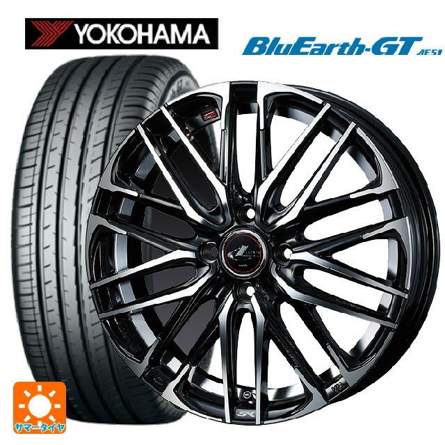 BluEarth - 貨物輸送無料 サマータイヤホイール 4本仕掛ける 185/60R16 86H ヨコハマ 青碧地びたGT AE51 ウェッズ レオニス SK 16-6J 車、バイク、自転車-タイヤ、ホイール-自動車