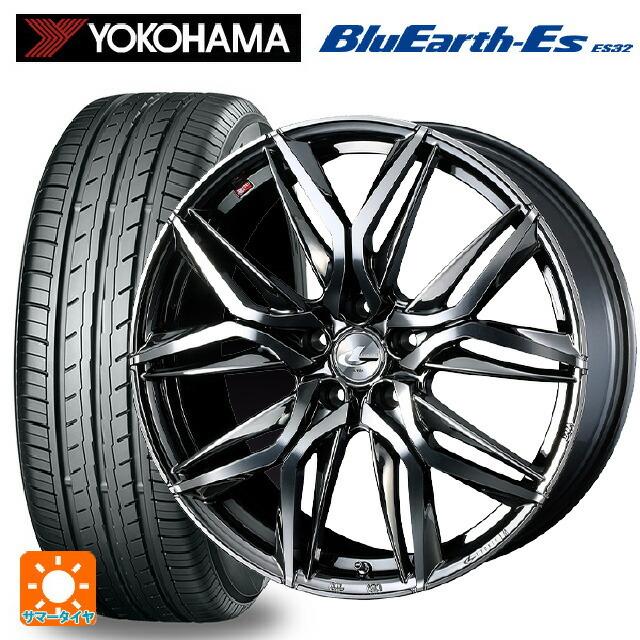 BluEarth - 貨物輸送無料 サマータイヤホイール 4本仕かける 225/40R18 92W ヨコハマ 青味地びたEs ES32 ウェッズ レオニス LM # 18-7J