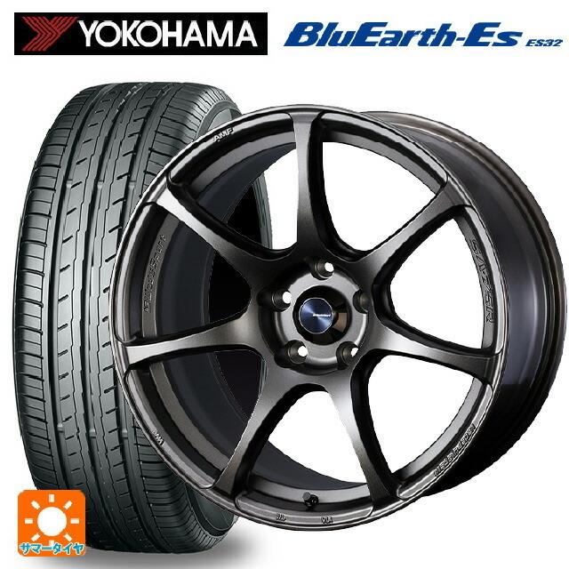送料無料 サマータイヤホイール 4本セット 235/50R18 97W ヨコハマ ブルーアースEs ES32 ウェッズ ウェッズスポーツ SA75R