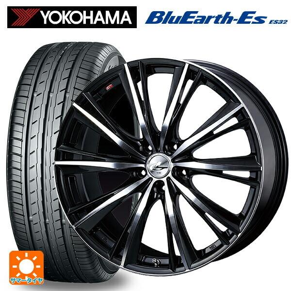 BluEarth - 貨物輸送無料 サマータイヤホイール 4本仕掛ける 225/55R18 98V ヨコハマ 青碧地びたEs ES32 # ウェッズ レオニス WX 18-7J 自動車-車、バイク、自転車