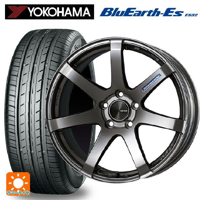 BluEarth - 貨物輸送無料 サマータイヤホイール 4本仕掛ける 235/45R17 97V ヨコハマ 青味地べたEs ES32 エンケイ 舞台伝達ルート PF07