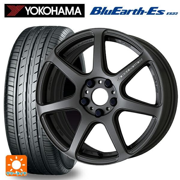 送料無料 サマータイヤホイール 4本セット 205/50R17 89V ヨコハマ ブルーアースEs ES32 ワーク エモーション T7R 17-7J