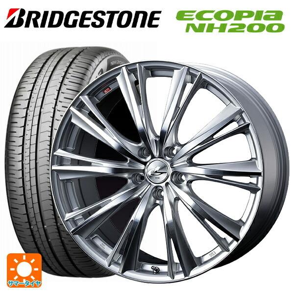 送料無料 サマータイヤホイール 4本セット 195/65R15 91H ブリヂストン エコピア NH200 正規品 ウェッズ レオニス WX 15-6
