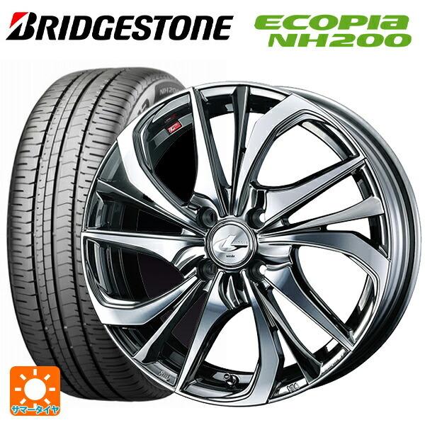 送料無料 サマータイヤホイール 4本セット 195/50R16 84V ブリヂストン エコピア NH200 正規品 ウェッズ レオニス TE 16-6