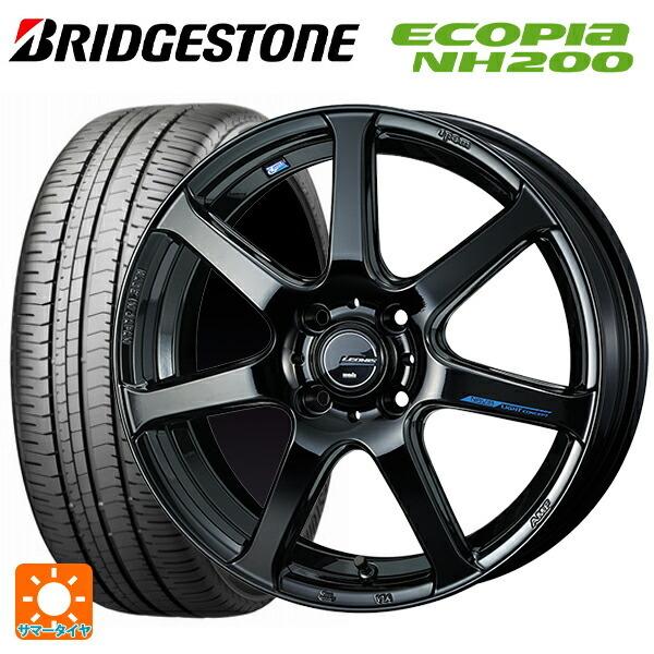 送料無料 サマータイヤホイール 4本セット 195/50R16 84V ブリヂストン エコピア NH200 正規品 ウェッズ レオニス ナヴィア07