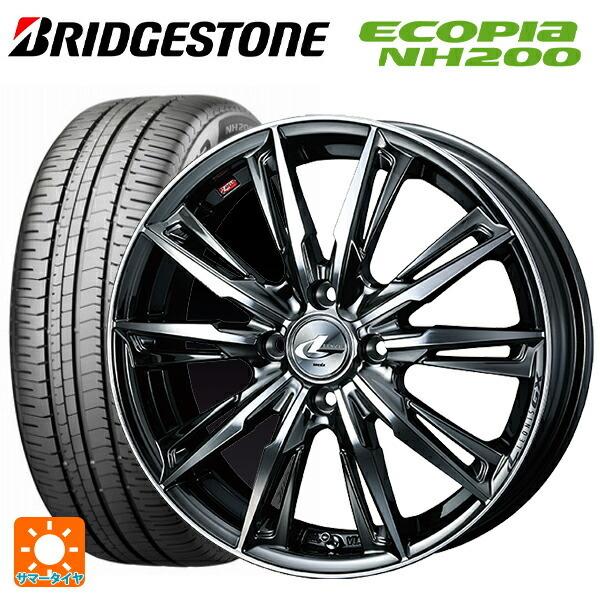 送料無料 サマータイヤホイール 4本セット 195/50R16 84V ブリヂストン エコピア NH200 正規品 ウェッズ レオニス GX 16-6
