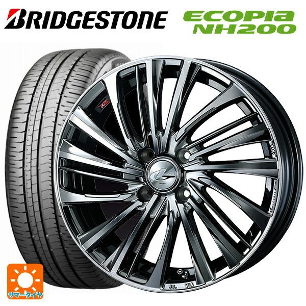送料無料 サマータイヤホイール 4本セット 195/50R16 84V ブリヂストン エコピア NH200 正規品 ウェッズ レオニス FS 16-6
