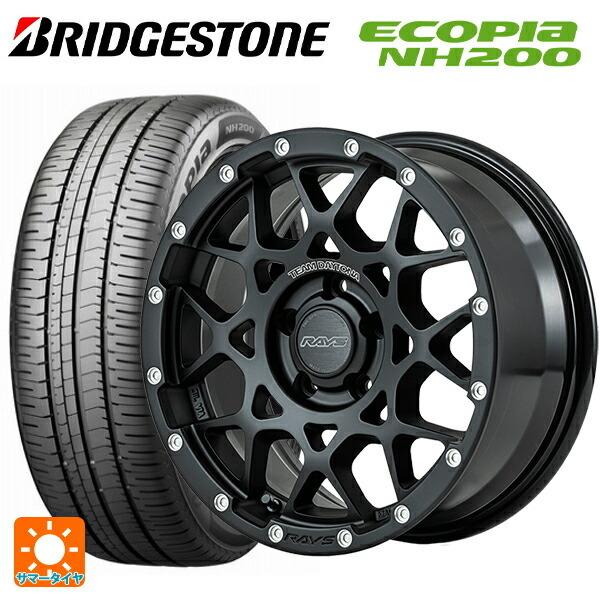 送料無料 サマータイヤホイール 4本セット 195/55R16 87V ブリヂストン エコピア NH200 正規品 レイズ チームデイトナ M8 #