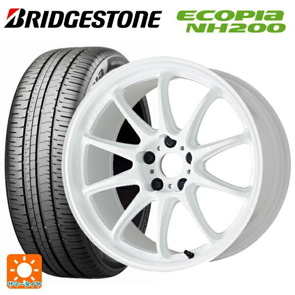 送料無料 サマータイヤホイール 4本セット 215/50R17 91V ブリヂストン エコピア NH200 正規 ワーク エモーション ZR10 17