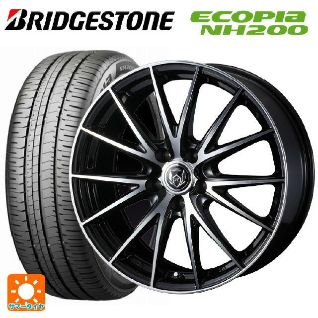 送料無料 サマータイヤホイール 4本セット 215/50R17 91V ブリヂストン エコピア NH200 正規 ウェッズ ライツレー VS 17-7