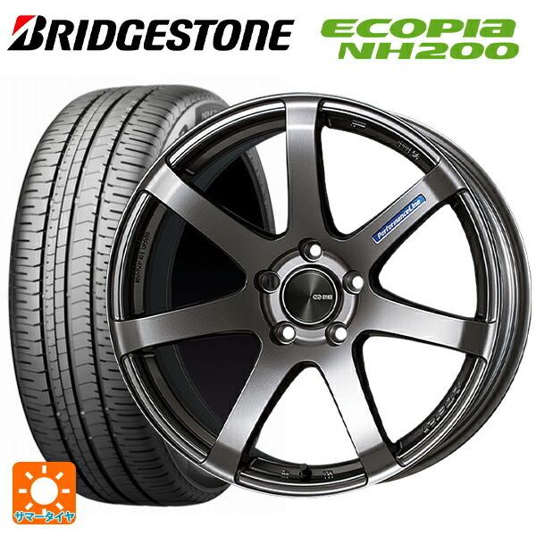送料無料 サマータイヤホイール 4本セット 215/55R17 94V ブリヂストン エコピア NH200 正規品 エンケイ パフォーマンスライン P