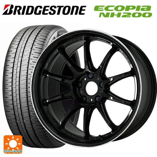 送料無料 サマータイヤホイール 4本セット 215/55R17 94V ブリヂストン エコピア NH200 正規品 ワーク エモーション ZR10 1