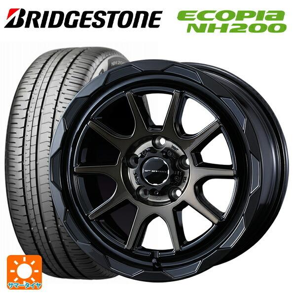 エコピア - 貨物輸送無料 サマータイヤホイール 4本仕かける 225/55R17 97V ブリヂストン NH200 定まり品 ウェッズ マッドヴァンス06 17
