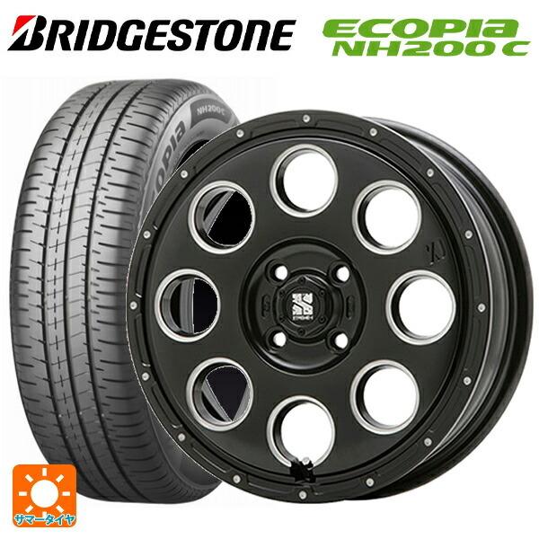 送料無料 サマータイヤホイール 4本セット 165/65R14 79S ブリヂストン エコピア NH200C 正規品 エムエルジェイ エクストリームJ