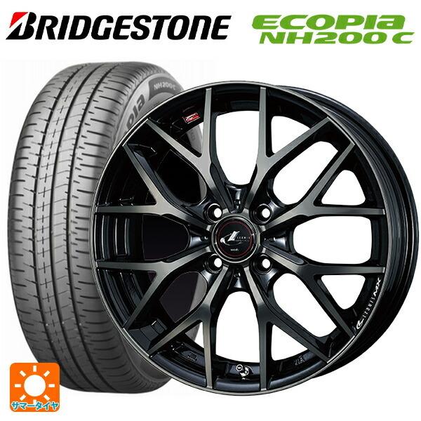 送料無料 サマータイヤホイール 4本セット 165/65R14 79S ブリヂストン エコピア NH200C 正規品 ウェッズ レオニス MX 14-