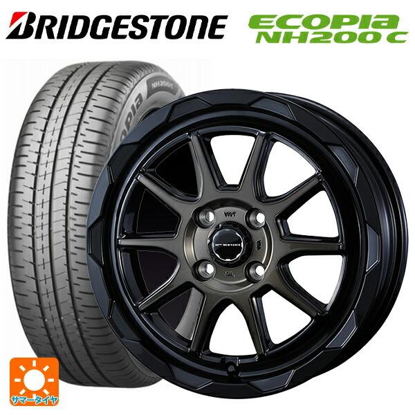 送料無料 サマータイヤホイール 4本セット 165/65R14 79S ブリヂストン エコピア NH200C 正規品 ウェッズ マッドヴァンス06 1