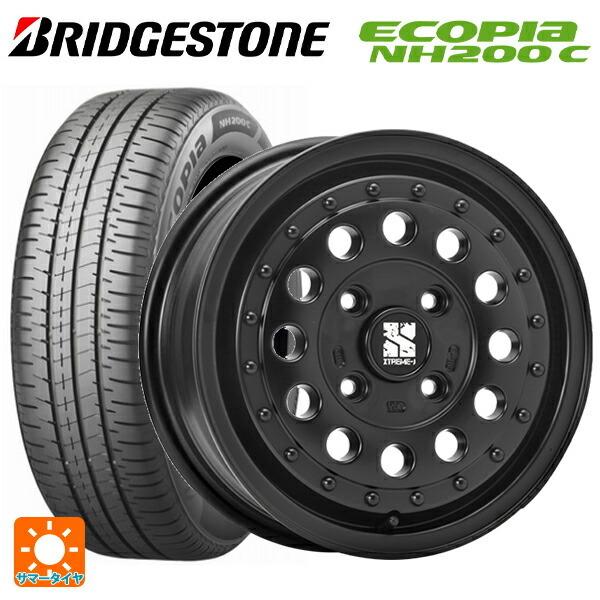 送料無料 サマータイヤホイール 4本セット 165/70R14 81S ブリヂストン エコピア NH200C 正規品 # エムエルジェイ エクストリー