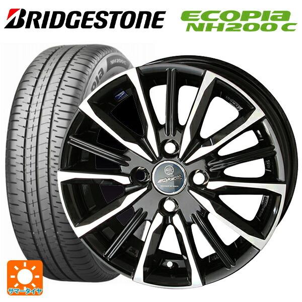 送料無料 サマータイヤホイール 4本セット 175/65R14 82S ブリヂストン エコピア NH200C 正規品 共豊 スマック ヴァルキリー # 14-5.5J