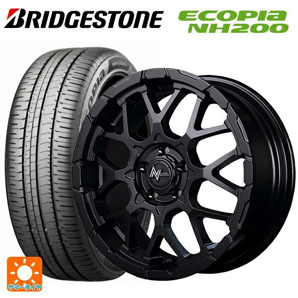 送料無料 サマータイヤホイール 4本セット 225/45R18 95W XL ブリヂストン エコピア NH200 正規品 エムアイディー ナイトロパワ