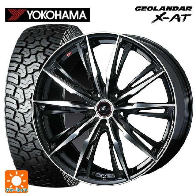 送料無料 サマータイヤホイール 4本セット 215/70R16 100/97Q ヨコハマ ジオランダー X-AT G016 ブラックレター 正規品 #