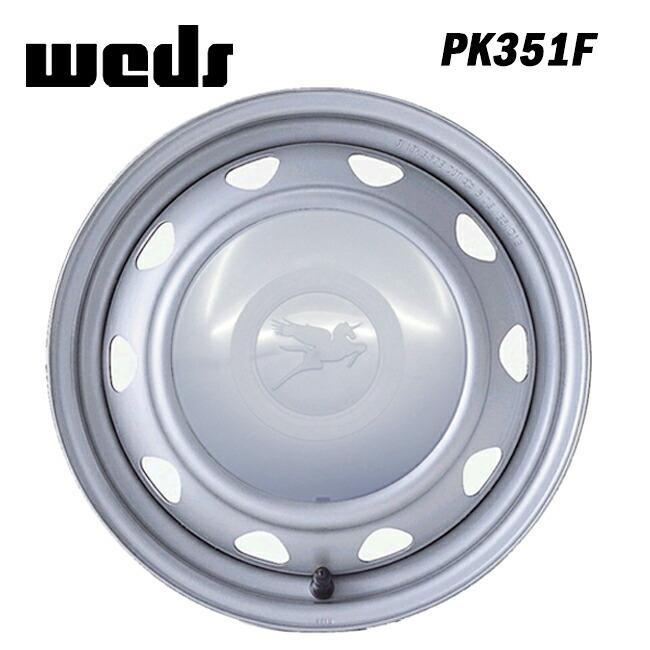 WEDS（ウェッズ） 在庫有 キャロウィン PK351F # スチール(シルバー