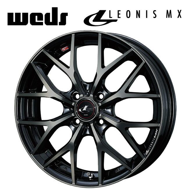 ウェッズ レオニス MX PBMC/TI 14×4.5 +45 4/100 65新品ホイール1本