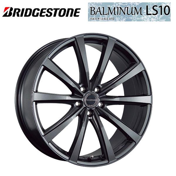 17インチ アルミホイール バルミナV5 2本 BALMINUM ブリヂストン バルミナ LS10 GM 17×7 +40純正球面ボルト対応