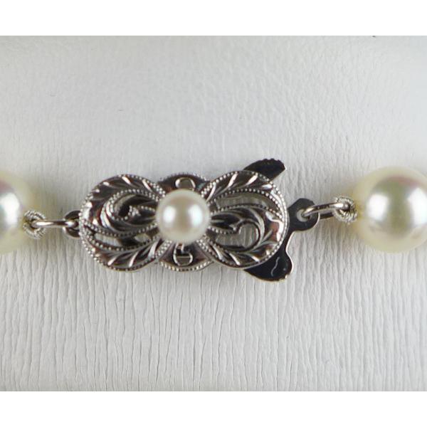 神戸の質屋】【MIKIMOTO/ミキモト】パールネックレス K14WG ホワイト 神戸の質屋】【MIKIMOTO/ミキモト】パールネックレス K14WG ホワイト