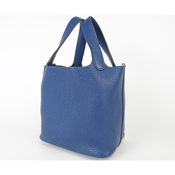 ピコタン 【質コニシ】【HERMES/エルメス】ピコタンロックPM ネイビー 