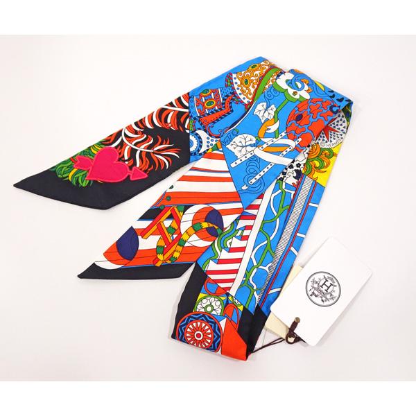 HERMES 【質コニシ】【HERMES/エルメス】ツイリー 杖傘と決闘 DE