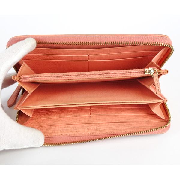 美品FENDI ピンクオレンジ ラウンド型 サングラスケースた付き