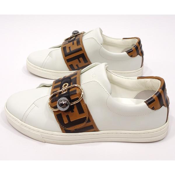 FENDI 【質コニシ】【Fendi/フェンディ】スニーカー 靴 白 ホワイト 