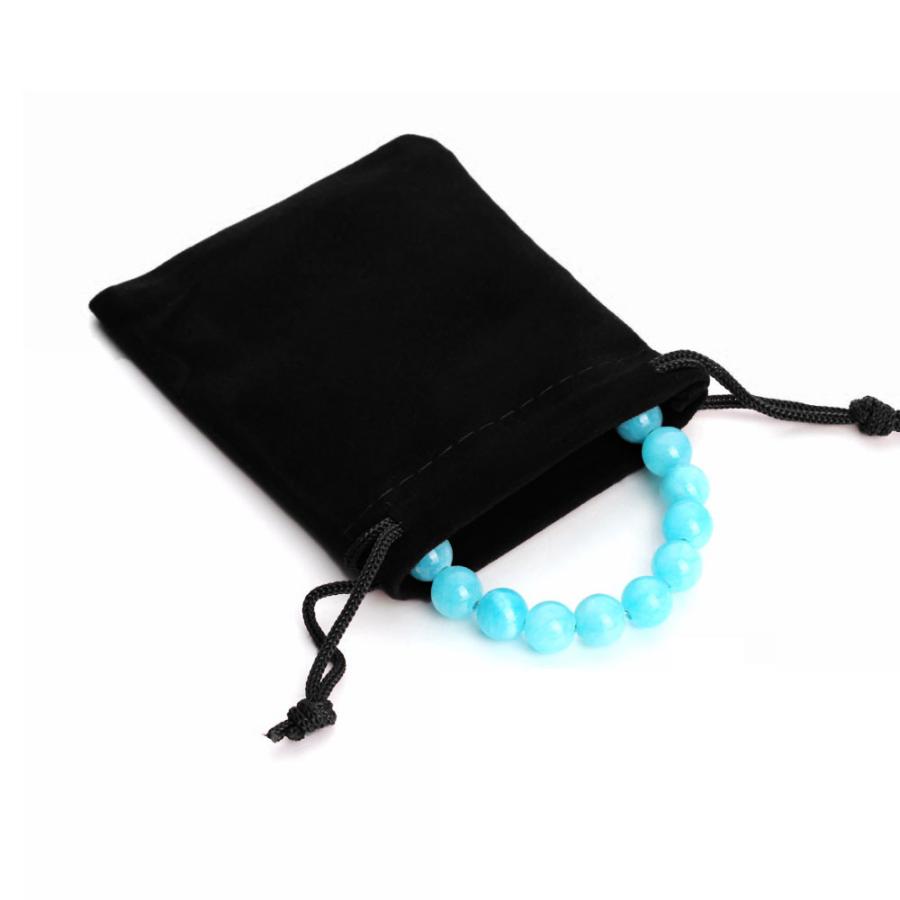 ジュエリーポーチ アクセサリー 保存袋 巾着袋 携帯用 高級ベロア調